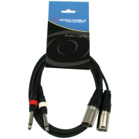 AC-2XM-2J6M/1,5 2x XLR male/2x 6,3 Jack